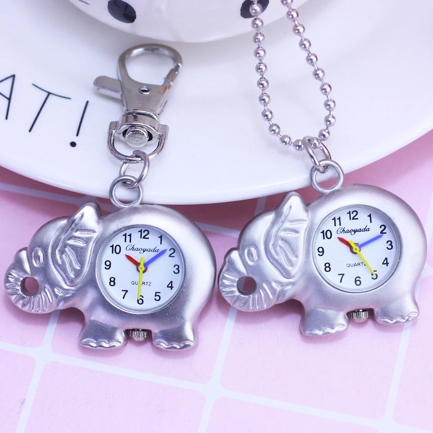 2018 children women men creative elephant quartz pendant accesories necklace pocket watches boys girls key chain clock watches
2018 children women men creative elephant quartz pendant accesories necklace pocket watches boys girls key chain clock watches