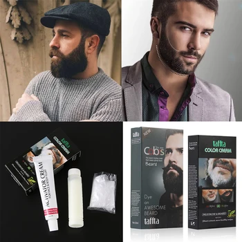 30 ml Fashion Men Beard Black Dye Tint Cream Black Mustache Semi-permanent Beards Cream Modelling Tools
30 ml Fashion Men Beard Black Dye Tint Cream Black Mustache Semi-permanent Beards Cream Modelling Tools