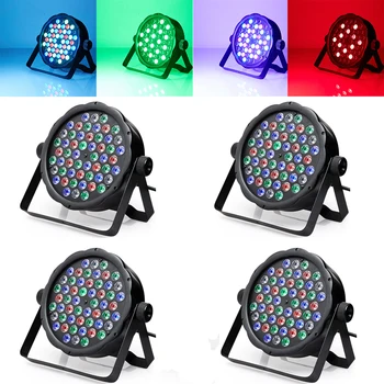4PCS DMX 54 Lamps RGBW LED Par Light For Disco Party DJ LED Projector Stage Strobe Lighting Effect
4PCS DMX 54 Lamps RGBW LED Par Light For Disco Party DJ LED Projector Stage Strobe Lighting Effect