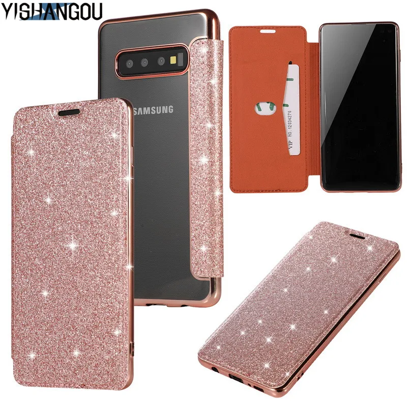 YISHANGOU Luxury Plating Glitter Bling Flip Phone Case For Samsung Galaxy S10 S9 S8 Plus S10E Note 8 9 S7 Edge PU Leather Cover
YISHANGOU Luxury Plating Glitter Bling Flip Phone Case For Samsung Galaxy S10 S9 S8 Plus S10E Note 8 9 S7 Edge PU Leather Cover