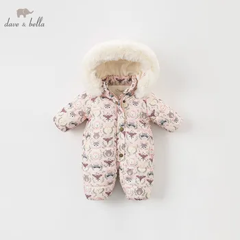 DBA7898 dave bella winter new born baby girl print long sleeve romper infant toddler jumpsuit children boutique romper 1 piece
DBA7898 dave bella winter new born baby girl print long sleeve romper infant toddler jumpsuit children boutique romper 1 piece