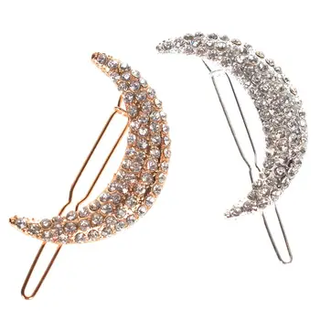 1PC Fashion New Style Women Shinning Crystal Moon Rhinestone Hair Clips Lady Hairpins Clamps Pin Barrette Hair Accessories 
1PC Fashion New Style Women Shinning Crystal Moon Rhinestone Hair Clips Lady Hairpins Clamps Pin Barrette Hair Accessories