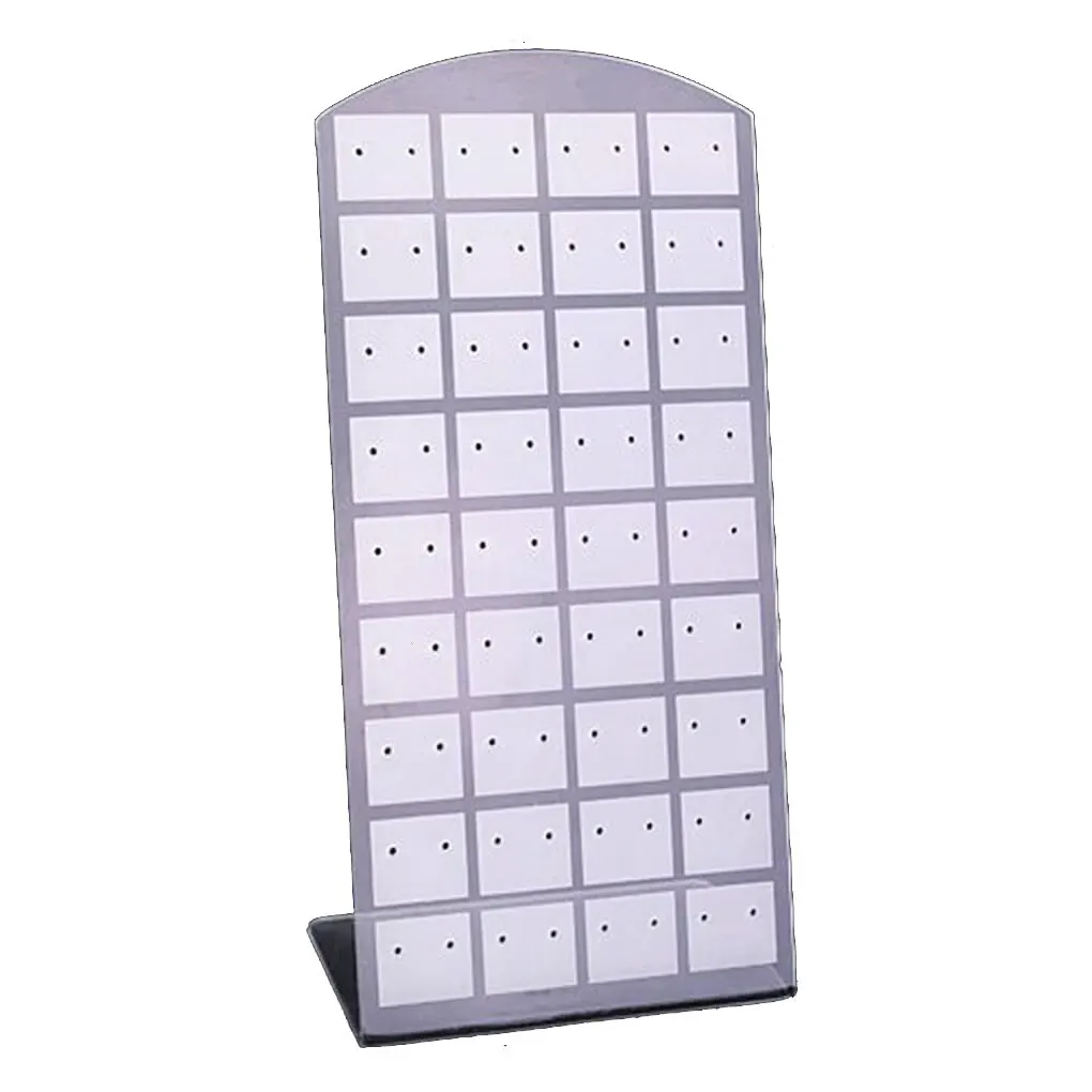 36 Pairs/72 Hole L Shape Earring Frame Plastic Display Stand Rack Ear Stud Jewelry Holder Organizer
36 Pairs/72 Hole L Shape Earring Frame Plastic Display Stand Rack Ear Stud Jewelry Holder Organizer