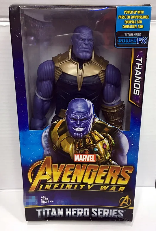 Marvel Titan Hero Avengers Infinity War 30cm Thanos Iron Spider Captain America Black Panther Hulk Hulkbuster Action Figure Toy
Marvel Titan Hero Avengers Infinity War 30cm Thanos Iron Spider Captain America Black Panther Hulk Hulkbuster Action Figure Toy
