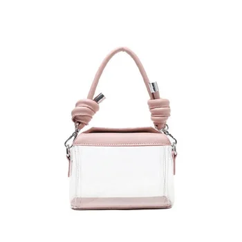 Female bag 2019 new foreign gas transparent small square bag casual transparent box plastic shoulder slung handbag
Female bag 2019 new foreign gas transparent small square bag casual transparent box plastic shoulder slung handbag