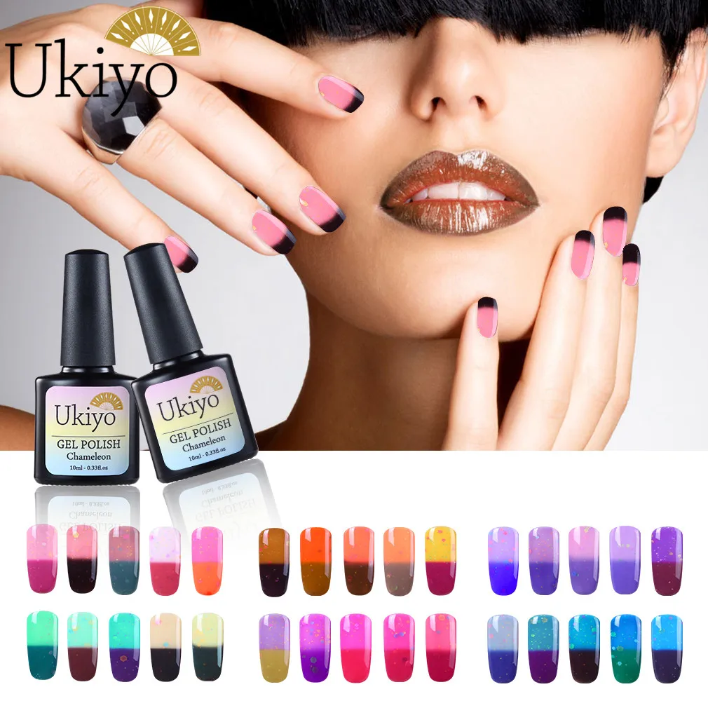 Ukiyo 10ml Cheese Chameleon Gel Nail Polish Temperature Changing Color UV Gel Lacquer Soak Off Long Lasting Gel Varnish Nail Art
Ukiyo 10ml Cheese Chameleon Gel Nail Polish Temperature Changing Color UV Gel Lacquer Soak Off Long Lasting Gel Varnish Nail Art