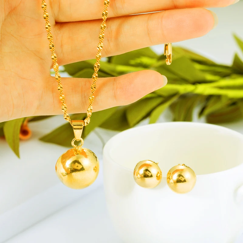 Nigeria Jewelry Sets Ethiopian Jewelry Gold Color Half Circle Ball Necklace/Earring/Pendant for Women Gift African Party
Nigeria Jewelry Sets Ethiopian Jewelry Gold Color Half Circle Ball Necklace/Earring/Pendant for Women Gift African Party