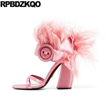 thick high heels pumps designer shoes women luxury 2019 feather sandals embellished pink runway plus size large satin block
thick high heels pumps designer shoes women luxury 2019 feather sandals embellished pink runway plus size large satin block