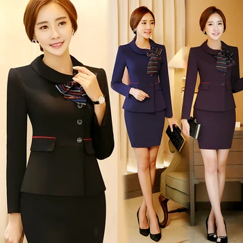 New Arrival Work Bussiness Formal Suits Women Sets Female Skirt Suits Office Coat Skirt Charming Women Uniform For Work
New Arrival Work Bussiness Formal Suits Women Sets Female Skirt Suits Office Coat Skirt Charming Women Uniform For Work