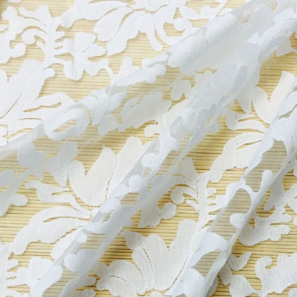 Хлопковая кружевная ткань, белое платье с вышивкой, 5 цветов, 2015 
Хлопковая кружевная ткань, белое платье с вышивкой, 5 цветов, 2015