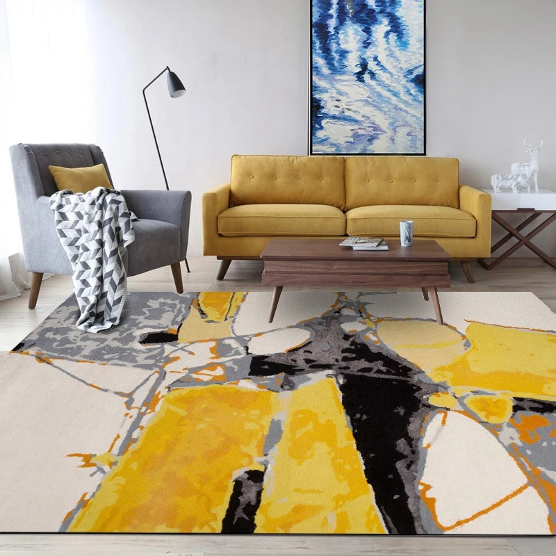 Abstract Geometry Yellow Black Print Area Rugs Carpet Hallway Doormat Living Room Bedroom Bedside Decoration Anti-Slip Floor Mat
Abstract Geometry Yellow Black Print Area Rugs Carpet Hallway Doormat Living Room Bedroom Bedside Decoration Anti-Slip Floor Mat