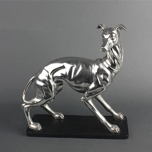 Standing Style Electroplating Dog Silver Metallic American Pop Art Resin Craft Dog Figurine Statue Best Gift, Free Shipping
Standing Style Electroplating Dog Silver Metallic American Pop Art Resin Craft Dog Figurine Statue Best Gift, Free Shipping