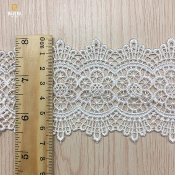 15yards Embroidered Lace Trim Apliques De Encaje Sewing Accessory High Quality African Cord Lace Fabric Ribbon Dentelle Blanche
15yards Embroidered Lace Trim Apliques De Encaje Sewing Accessory High Quality African Cord Lace Fabric Ribbon Dentelle Blanche