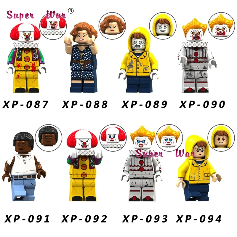 Single Halloween Horror George Beverly Pennywise Clown Chosen Jacobs Theme building blocks model bricks toys for children
Single Halloween Horror George Beverly Pennywise Clown Chosen Jacobs Theme building blocks model bricks toys for children