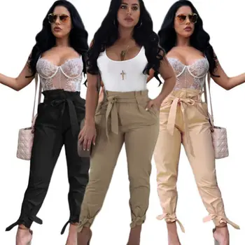 arrival Women High Waist Solid Pants Trousers Ladies Party Bow Tie Ankle Length Pencil Pants
arrival Women High Waist Solid Pants Trousers Ladies Party Bow Tie Ankle Length Pencil Pants