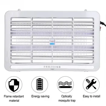 2W 220V LED Light Electronic Indoor Mosquito Insects Killer Bug Fly Zapper Lamp Trap Grey
2W 220V LED Light Electronic Indoor Mosquito Insects Killer Bug Fly Zapper Lamp Trap Grey