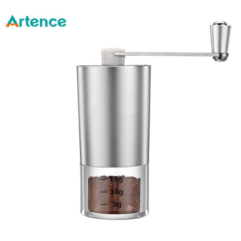 Mini Manual Coffee Grinder with Transparent Body Adjustable Ceramic Millstone Coffee Burr Mill for Home Office Travelling
Mini Manual Coffee Grinder with Transparent Body Adjustable Ceramic Millstone Coffee Burr Mill for Home Office Travelling