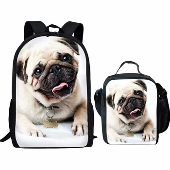 ThiKin School Bags Set Teenager Girls Pug Dog Printing Travel Backpacks Kids Backpack 2pcs/Set Schoolbags mochila infantil
ThiKin School Bags Set Teenager Girls Pug Dog Printing Travel Backpacks Kids Backpack 2pcs/Set Schoolbags mochila infantil