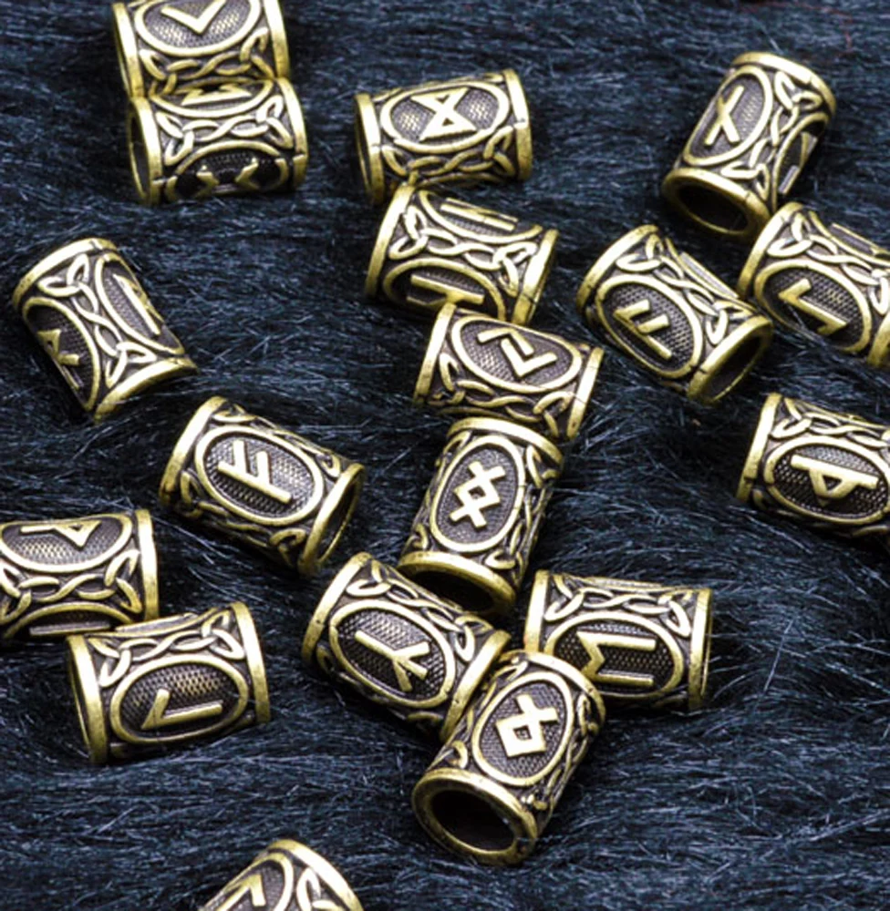 1pc Antique Bronze Norse Viking Runes Charm Beads for Bracelets for Pendant Necklace DIY for beard or hair 24 Runes for Choose
1pc Antique Bronze Norse Viking Runes Charm Beads for Bracelets for Pendant Necklace DIY for beard or hair 24 Runes for Choose