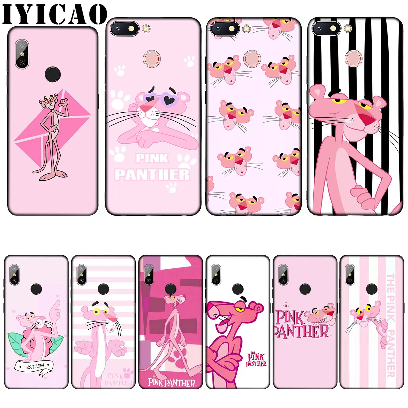 IYICAO Korea Pink Panther Silicone Soft Case for Xiaomi Redmi 6A 5A Note 8 7 4 4X 5 Plus 6 Pro Black TPU Cover
IYICAO Korea Pink Panther Silicone Soft Case for Xiaomi Redmi 6A 5A Note 8 7 4 4X 5 Plus 6 Pro Black TPU Cover