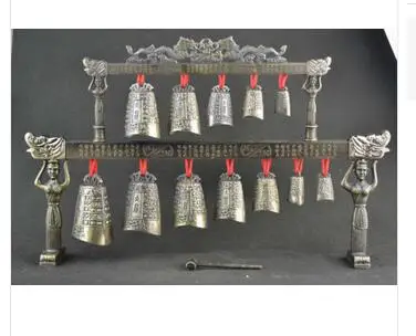 Exquisite Chinese Old Collectible Decoration Copper Classical Musical Instrument Chime decoration BRASS factory outlets Redial
Exquisite Chinese Old Collectible Decoration Copper Classical Musical Instrument Chime decoration BRASS factory outlets Redial