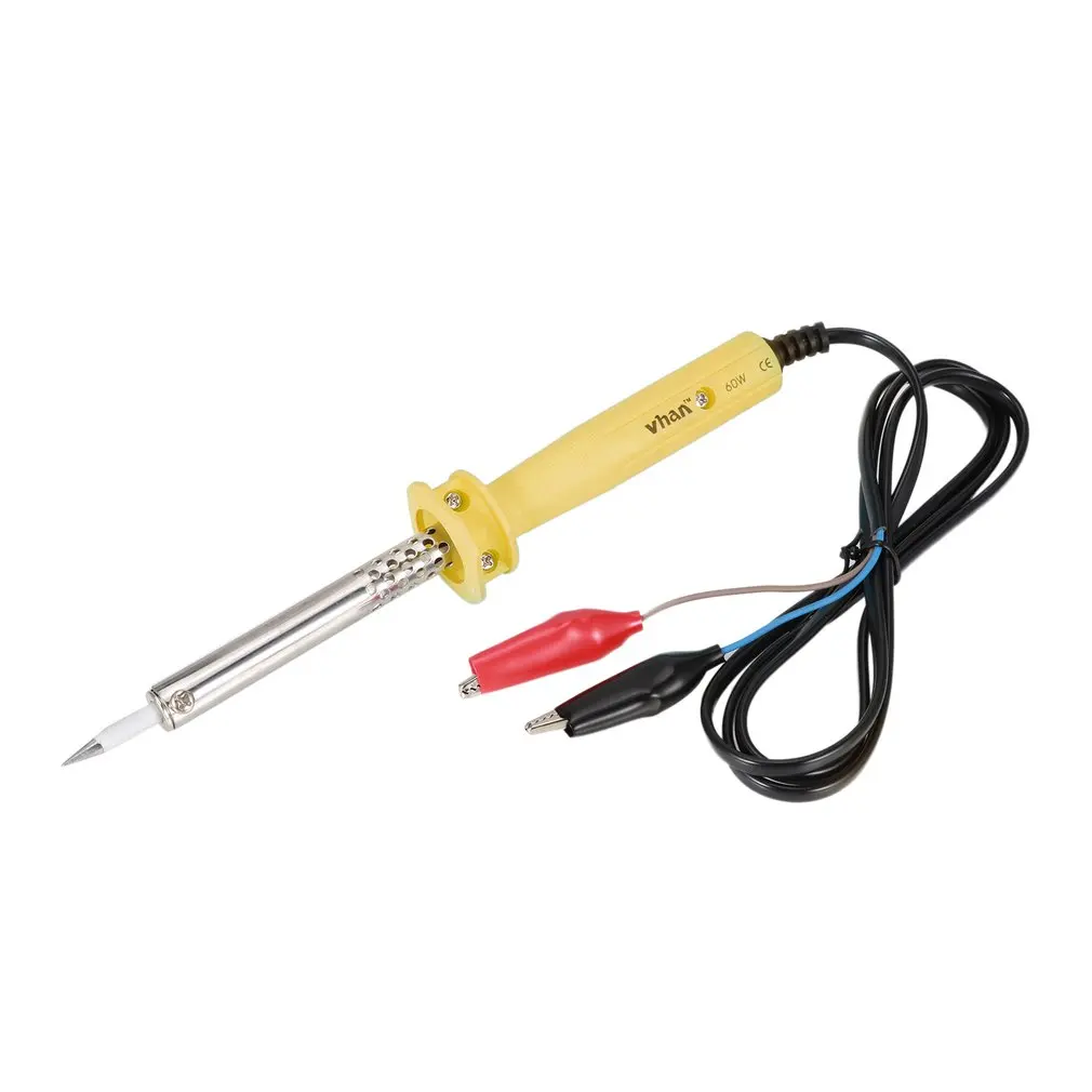 12V DC 60W Car Auto Crocodile Battery Clip Powered Electric Soldering Iron Welding Solder Electric Heat Pencil Soldering Pen
12V DC 60W Car Auto Crocodile Battery Clip Powered Electric Soldering Iron Welding Solder Electric Heat Pencil Soldering Pen
