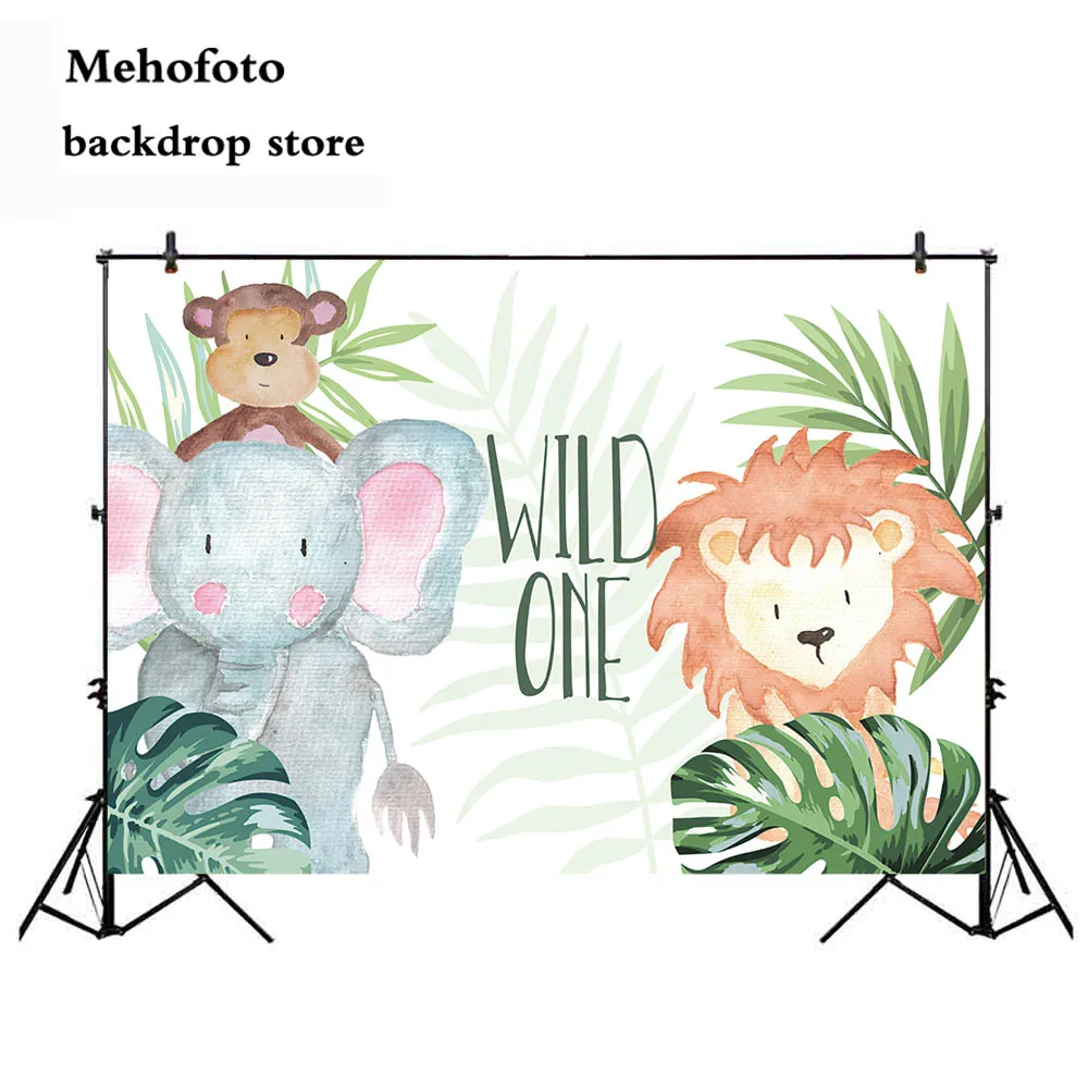 Neoback Wild one backdrop for photography animals photo background newborn baby shower party decoration banner computer printed
Neoback Wild one backdrop for photography animals photo background newborn baby shower party decoration banner computer printed