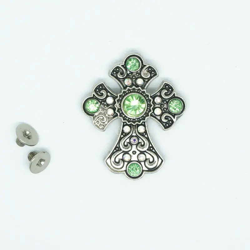 Antique Cross Belt Concho Screwback Rhinestone Concho Leathercraft for Belt DIY Hardware Crystal Belt Accessories
Antique Cross Belt Concho Screwback Rhinestone Concho Leathercraft for Belt DIY Hardware Crystal Belt Accessories