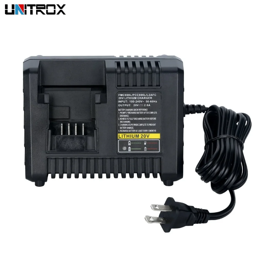 BDCAC202B 20V Lithium Battery Charger for Black and Decker 20V Lithium-ion Battery and Porter-Cable 20V Lithium-ion Battery LB20
BDCAC202B 20V Lithium Battery Charger for Black and Decker 20V Lithium-ion Battery and Porter-Cable 20V Lithium-ion Battery LB20