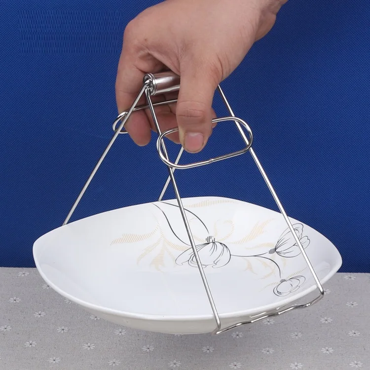 Stainless steel plate skid prevention Chuck dish sand pot take bowl Clip steamer Convenient
Stainless steel plate skid prevention Chuck dish sand pot take bowl Clip steamer Convenient