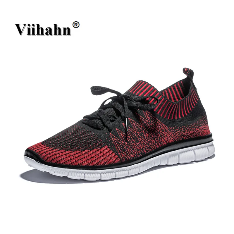 Image Mens Running Shoes Light Weight Mesh Sports Shoes Summer Breathable Jogging Sneakers For Man Outdoor Flat Walking Trend Shoes