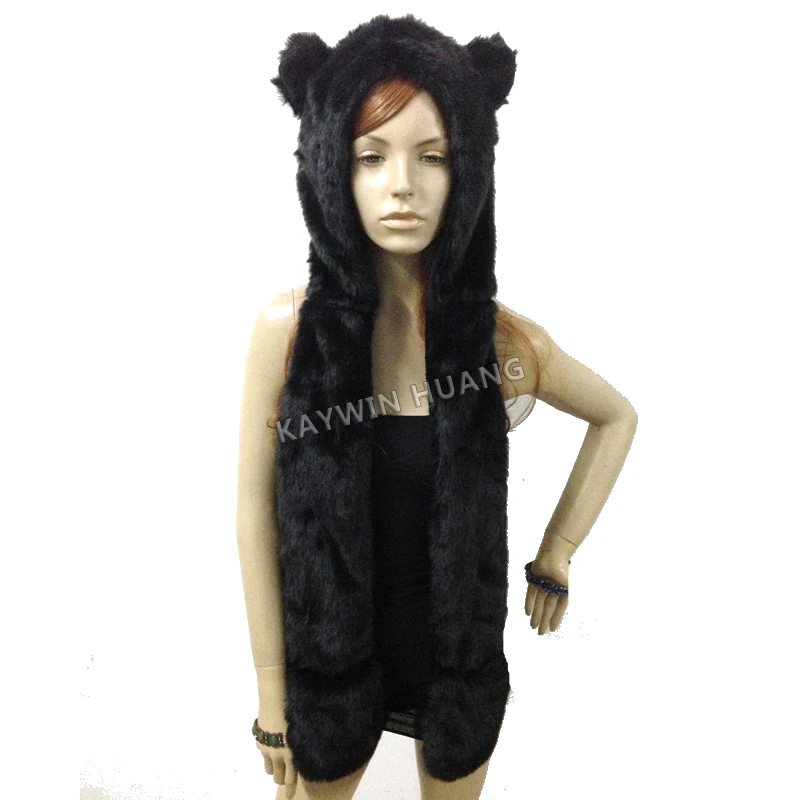 1pc/Lot Winter Nice Quality Crazy Cat Faux Fur Hood Animal Hat With Ear Flaps and Hand Pockets 3 in 1 Function
1pc/Lot Winter Nice Quality Crazy Cat Faux Fur Hood Animal Hat With Ear Flaps and Hand Pockets 3 in 1 Function