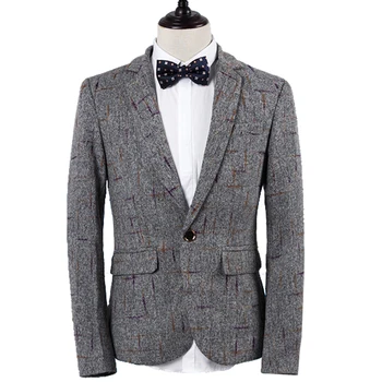 2019 New Boutique Fashion Men's Business Casual Suit Coat Jacket England Lattice Single Buckle Wedding Dress Slim Korean Version
2019 New Boutique Fashion Men's Business Casual Suit Coat Jacket England Lattice Single Buckle Wedding Dress Slim Korean Version