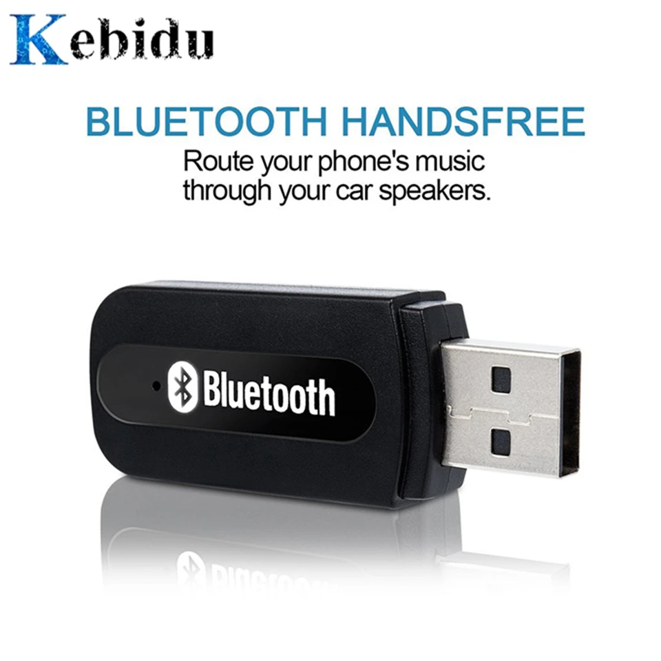 Kebidu USB Bluetooth Stereo Music Receiver Dongle Adapter Converter 3.5mm Jack Audio Cable for Speaker Portable for iPhone
Kebidu USB Bluetooth Stereo Music Receiver Dongle Adapter Converter 3.5mm Jack Audio Cable for Speaker Portable for iPhone