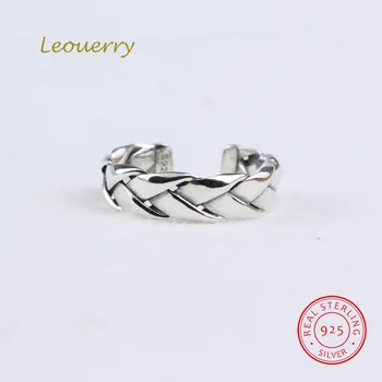 Leouerry 925 Sterling Silver Ring Cross Weaving Shape Open Finger Ring Wedding Anniversary Fine Jewelry
Leouerry 925 Sterling Silver Ring Cross Weaving Shape Open Finger Ring Wedding Anniversary Fine Jewelry