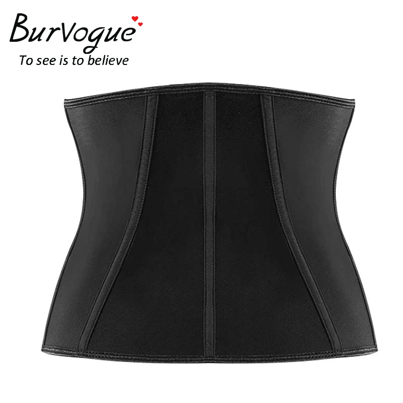 Women's 9 Steel Boned Latex Cincher Underbust Corset