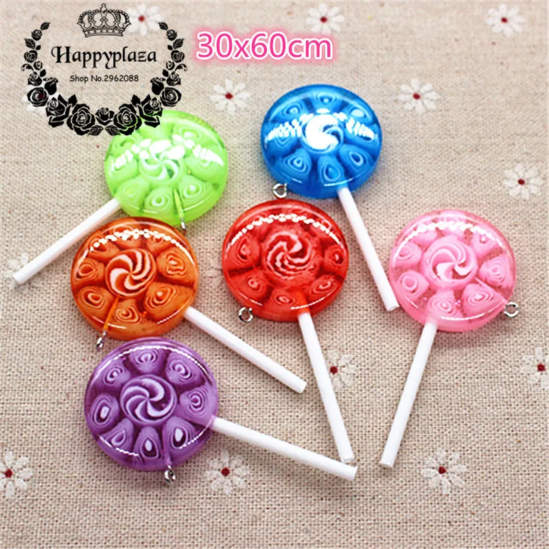 5pcs Mix Colors Kawaii 3D New Design Resin Candy Lollipop Miniature Food Art Supply DIY Craft Decoration,30*60mm
5pcs Mix Colors Kawaii 3D New Design Resin Candy Lollipop Miniature Food Art Supply DIY Craft Decoration,30*60mm