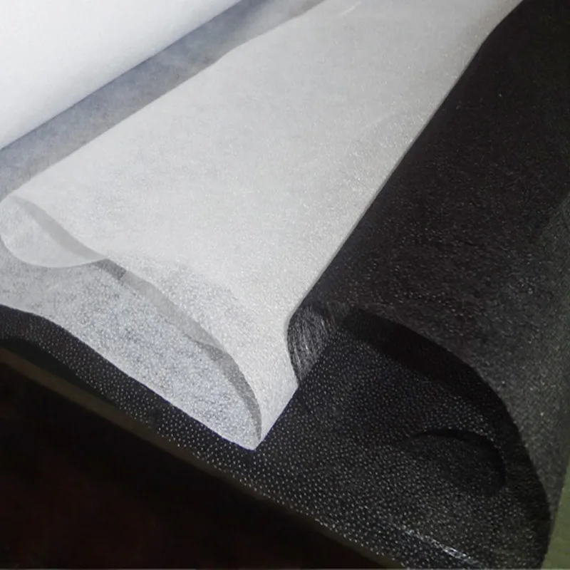 25g Black / White Non Woven Polypropylene Fusible Interlining Fabrics Cloth Soft Adhesive Lining Eco-friendly Nonwoven Fabrics
25g Black / White Non Woven Polypropylene Fusible Interlining Fabrics Cloth Soft Adhesive Lining Eco-friendly Nonwoven Fabrics