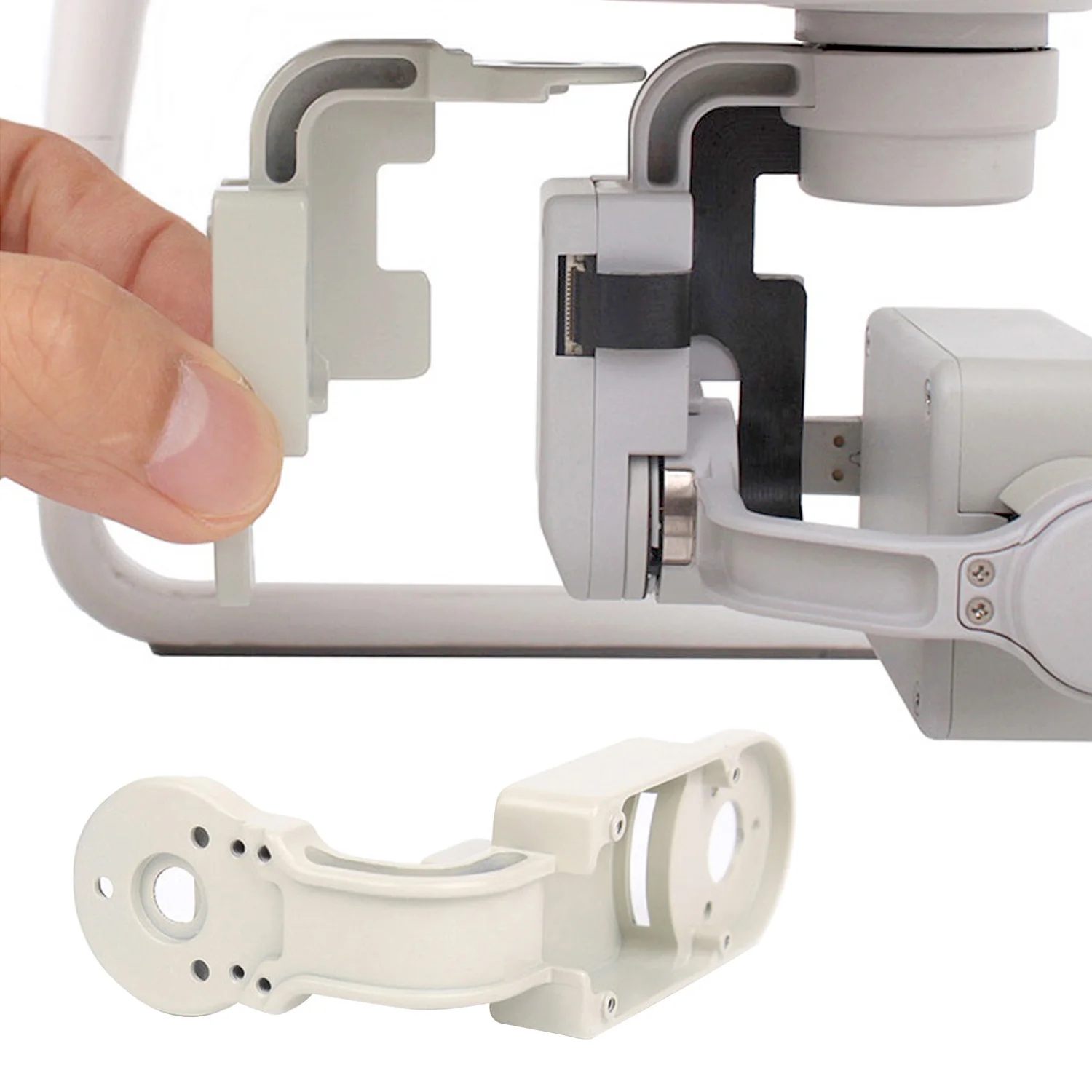 SUNNYLIFE Quadcopter Gimbal Yaw Arm Upper Bracket Holder Mount Stand Replacement Parts for DJI Phantom 4 Phantom4 Accessories
SUNNYLIFE Quadcopter Gimbal Yaw Arm Upper Bracket Holder Mount Stand Replacement Parts for DJI Phantom 4 Phantom4 Accessories