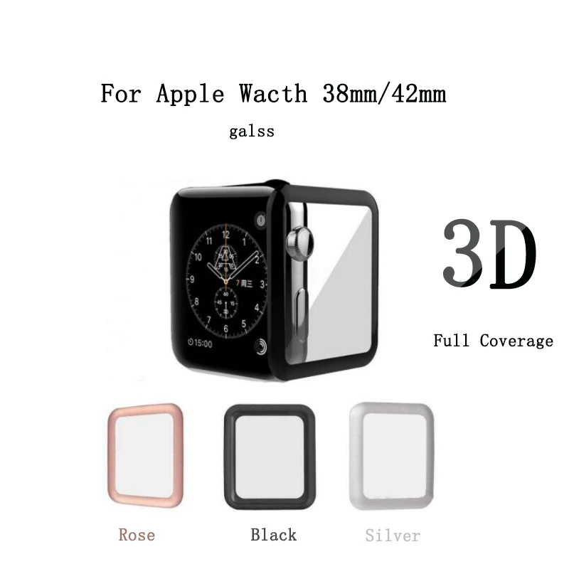 QIKEFANG 3D Curved Full Coverage Tempered Glass Protective Film For Apple Watch Series 1/2/3 38mm 42mm Full Screen Protecto
QIKEFANG 3D Curved Full Coverage Tempered Glass Protective Film For Apple Watch Series 1/2/3 38mm 42mm Full Screen Protecto