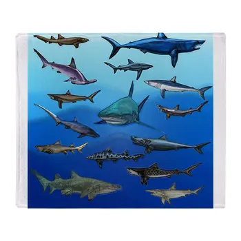 Shark Gathering Soft Fleece Throw Blanket Soft Flannel Blanket to on for the sofa/Bed/Car Portable Plaids
Shark Gathering Soft Fleece Throw Blanket Soft Flannel Blanket to on for the sofa/Bed/Car Portable Plaids