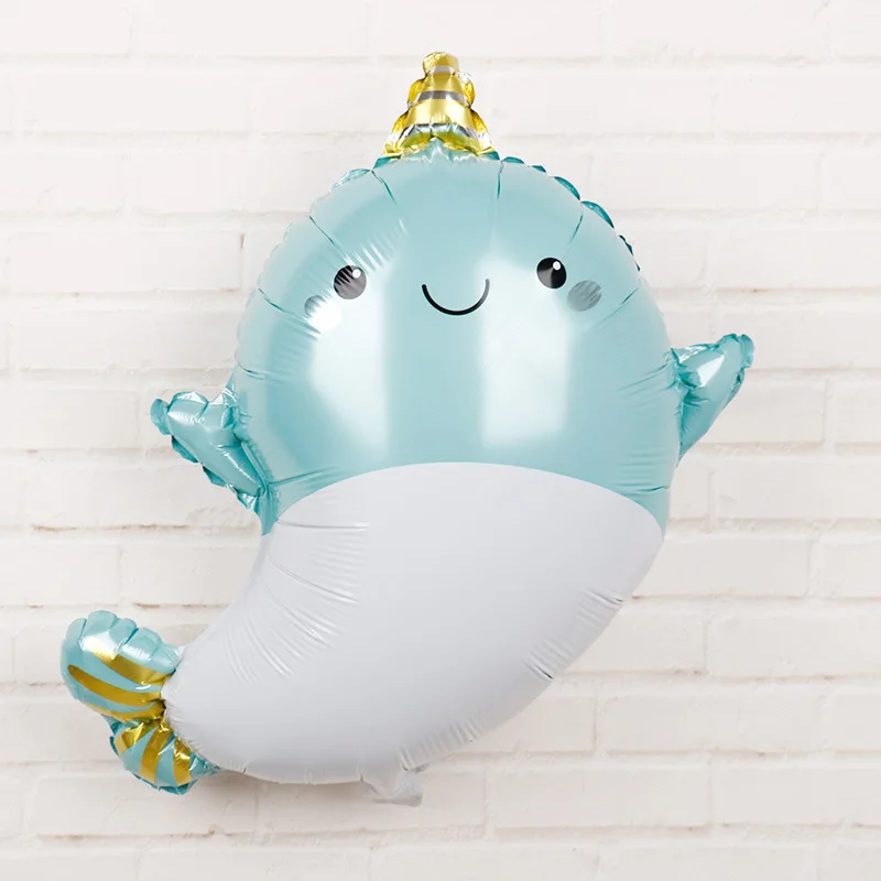 2pc 58cm * 72cm whale foil balloon pink blue narwhal fish marine animal helium balloon children toy birthday party decoration
2pc 58cm * 72cm whale foil balloon pink blue narwhal fish marine animal helium balloon children toy birthday party decoration
