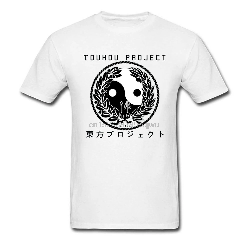 Дизайнерские футболки Touhou Project с принтом игры инь янь SINGYOKU MIMA YUUGENMAGAN круглым