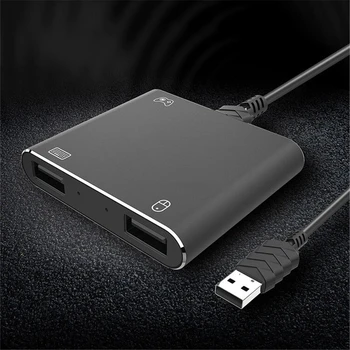 Mouse Keyboard Converter For Nintend Switch NS Game Console for Xbox One for PS4 Pro / Slim Keypad Converter Hub Adapter
Mouse Keyboard Converter For Nintend Switch NS Game Console for Xbox One for PS4 Pro / Slim Keypad Converter Hub Adapter