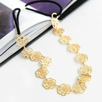 Elastic Hair Head Band Headband Headwear AccessoriesNew Fashion Lovely Metallic Women Hollow Rose Flower
Elastic Hair Head Band Headband Headwear AccessoriesNew Fashion Lovely Metallic Women Hollow Rose Flower