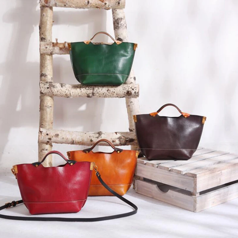 Luxury Women Genuine Leather Handbags Shoulder Bags Ladies Retro Elegant Shoulder Messenger Bag Smooth Soft Cow Leather Bags
Luxury Women Genuine Leather Handbags Shoulder Bags Ladies Retro Elegant Shoulder Messenger Bag Smooth Soft Cow Leather Bags