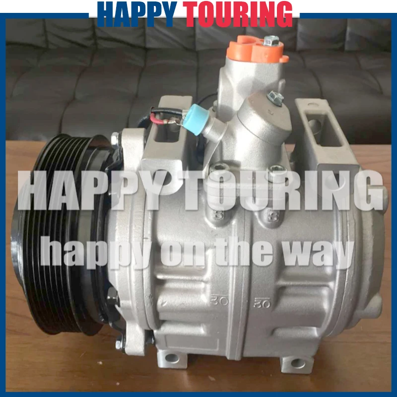 2 10P30C AC AC Compressor for Toyota Coaster Bus 447220-0394 447220-1030 447220-0390 4472201030 4472200390 4472200394 12V 24V