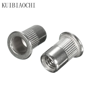 10Pcs Rivet Nut 304 Stainless Steel M3 M4 M5 M6 M8 M10 Flat Head Threaded Rivet Insert Nutsert Cap Rivet Nut
10Pcs Rivet Nut 304 Stainless Steel M3 M4 M5 M6 M8 M10 Flat Head Threaded Rivet Insert Nutsert Cap Rivet Nut