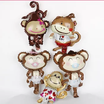 50pcs Inflatable Lovely Monkey Foil Balloons 16inch Animal Zoo Festa Globos Birthday Theme Party Decoration Kids Toy Gifts
50pcs Inflatable Lovely Monkey Foil Balloons 16inch Animal Zoo Festa Globos Birthday Theme Party Decoration Kids Toy Gifts