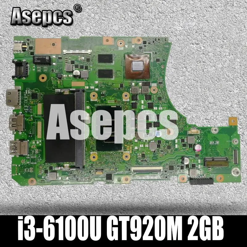 Asepcs X556UJ i3-6100 CPU GT920M 2GB N16V-GM-B1 4GB RAM Mainboard REV 2.0 For ASUS X556UJ X556UV Laptop Motherboard
Asepcs X556UJ i3-6100 CPU GT920M 2GB N16V-GM-B1 4GB RAM Mainboard REV 2.0 For ASUS X556UJ X556UV Laptop Motherboard